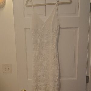 Olive & Oak Strapless White Dress